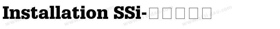 Installation SSi字体转换